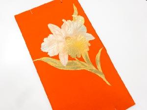 未使用品　蘭模様織り出し名古屋帯